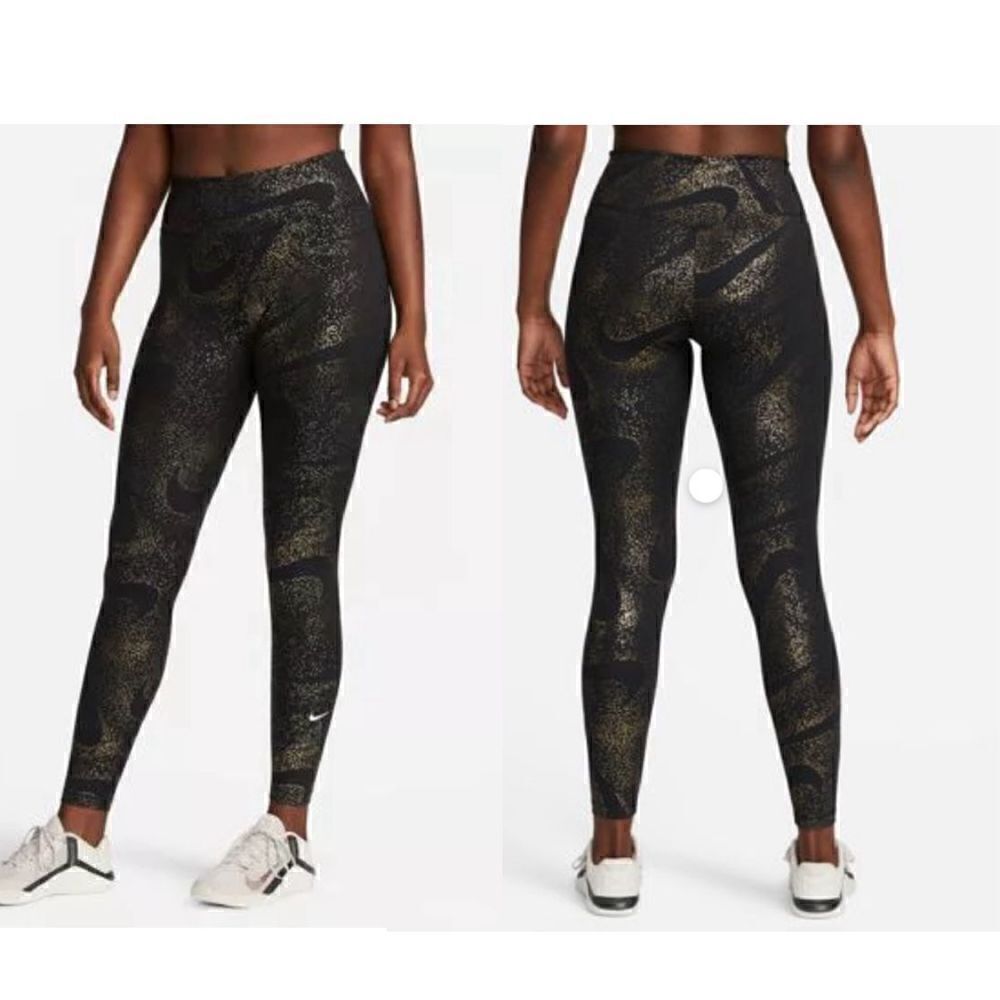 Nike One performance glitter printed leggings